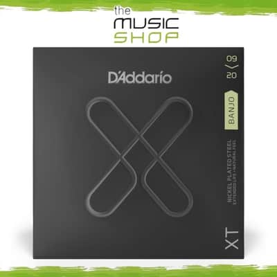 D'Addario XT 9-20 Light NPS Coated 5 String Banjo Strings - XTJ0920 image 1