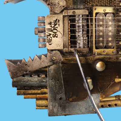 Devil & Sons Mad Axe Headless 2017 Hand Painted image 10