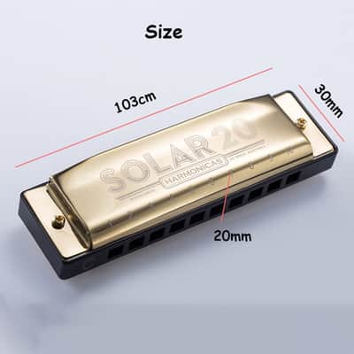 Diatonic Key 10 Hole Harmonica Mouth Organ With Case Harp My Melody Musical Instrument C Tone Blues Clues Harmonica Melody Tool image 6