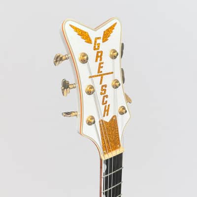 Gretsch G6136T White Falcon Hollow Body Bigsby MIJ Electric Guitar - White image 8