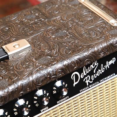 Fender '65 Deluxe Reverb FSR Limited Edition Western Tooled 1x12" Valve Combo Amplifier image 5