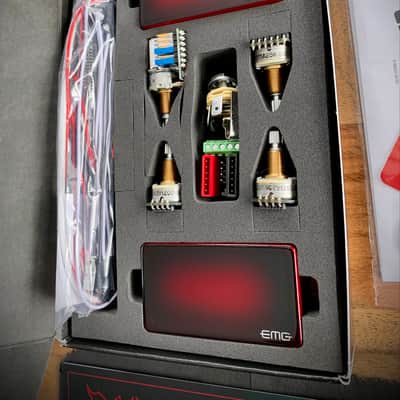 EMG Gary Holt Bonded By Blood GH 1 Pickup Set Limited Only 300 Worldwide 81/89 Blood Red Burst Gloss image 2
