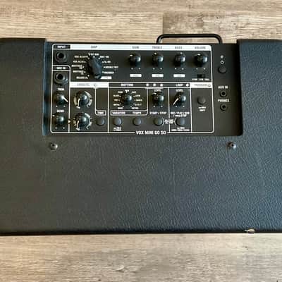 Vox VMG-50 MINI GO 50 Portable Modeling Amp w/ Power Supply & VFS3 3-Button Footswitch image 2