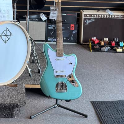 Squier by Fender Limited-Edition Affinity Series Jaguar Electric Guitar, Mystic Seafoam Green image 6
