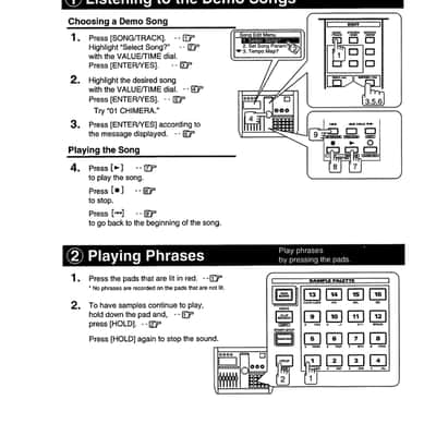 Roland SP-808 — Owners Manual User Guide Instructions — 196 Pages — USA Made image 15