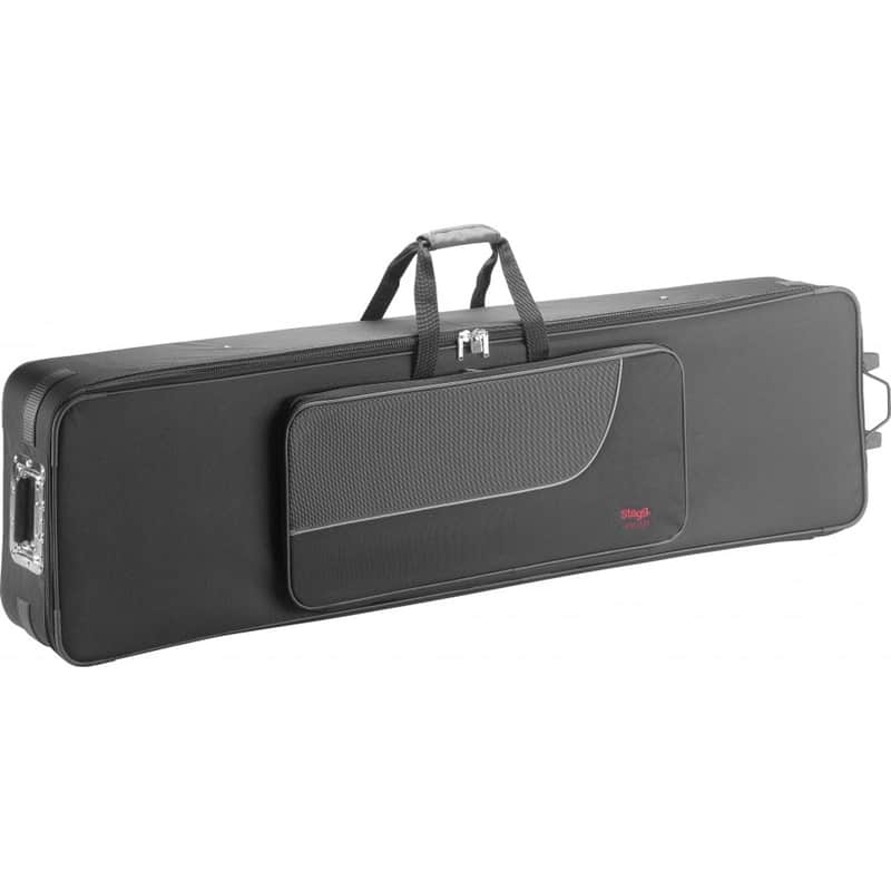Stagg KTC137 Keyboard Bag with Wheels - 53"x15"x7" image 1