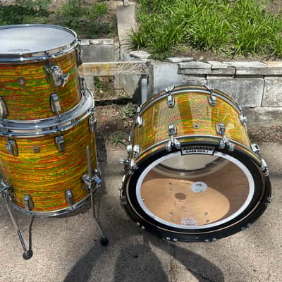 Ludwig Classic Maple Fab Kit - Citrus Mod image 5