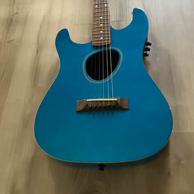 Kramer Ferrington 1980 - Neon Blue Left Handed Custom Order Case image 5