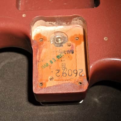 1995 Fender Stratocaster - Limited Edition Matching Headstock - Burgundy Mist image 15
