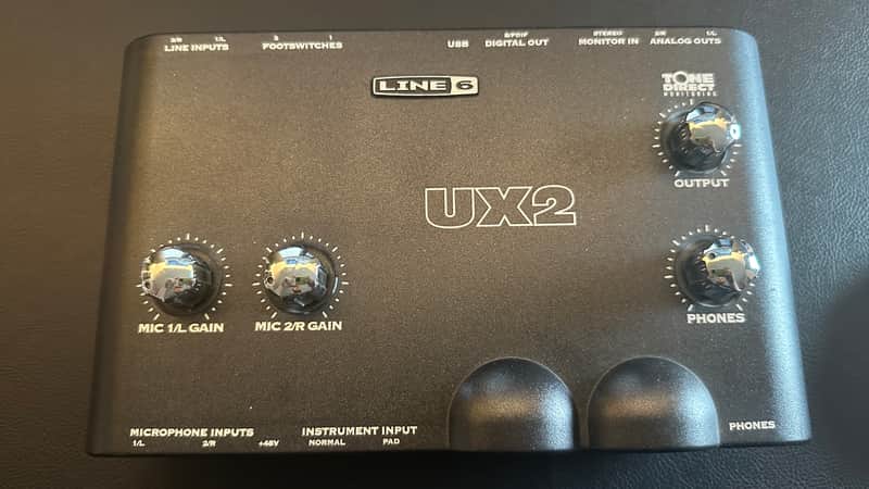 Line 6 POD Studio UX2 USB Audio Interface 2010s - Black image 1