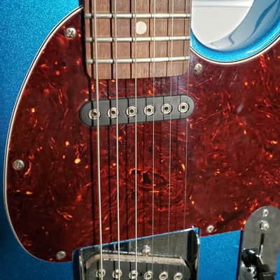 G&L USA Fullerton Deluxe ASAT Classic Blue Metal Flake image 8