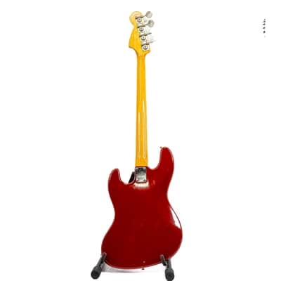 1970s Greco Jazz Bass MIJ Fiesta Red Matching Headstock Block Inlays w/ Gigbag image 5