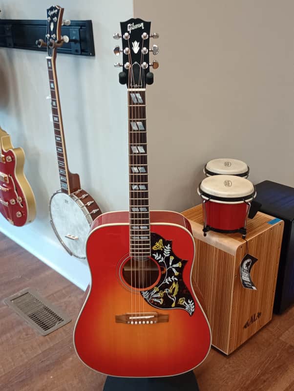 Gibson Acoustic Hummingbird Standard Acoustic-Electric Guitar - Vintage Cherry Sunburst image 1