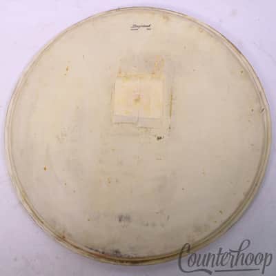 *Slingerland 20"Bass Drum Calf Skin Head Logo Batter Sound King Vintage 60s USA* image 1