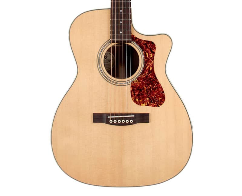 Guild OM-150CE Orchestra Cutaway Acoustic/Electric Guitar - Natural - B-Stock image 1