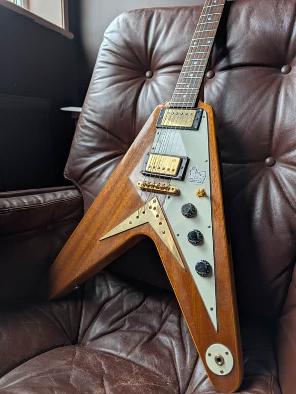 Epiphone '58 Korina Flying V | Reverb UK