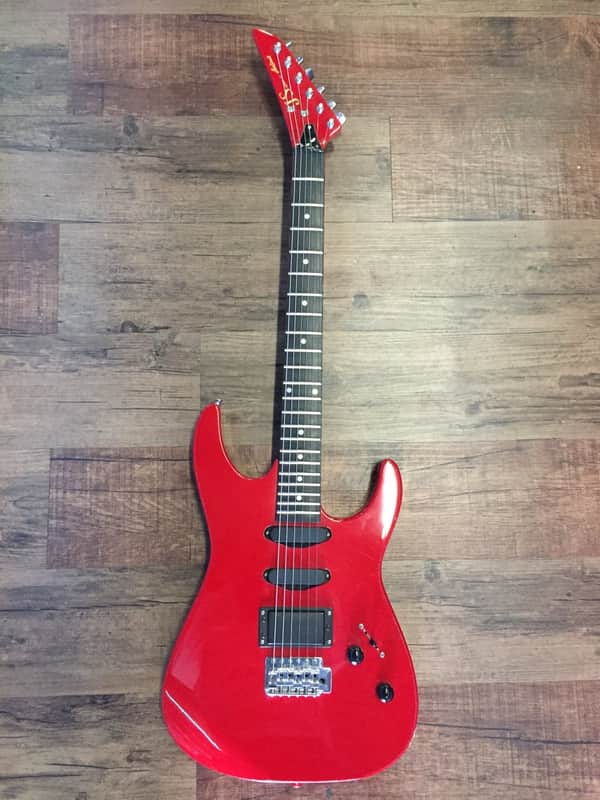 ARIA PRO II JS SERIES ELECTRIC GUITAR KOREA RED (USED) | Reverb