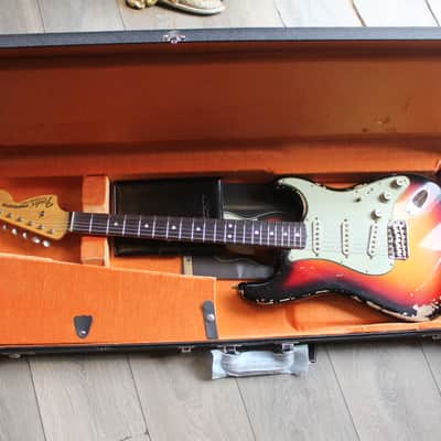 FENDER "Michael Landau Signature 1968 Stratocaster, Round-Laminated Rosewood, Bleached 3-Color Sunburst" HARDCASE, PAPERS, 3, 58 KG image 24