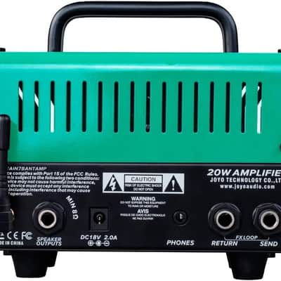 Joyo ATOMIC British Classic Rock 20W RMS Tube Guitar Amp Head image 3
