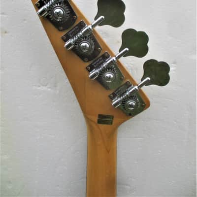 Dean Jammer III Bass Guitar,  1989,  Made In Korea,  34" Scale,  2 Pu's,   White Finish,  Gig Bag image 12