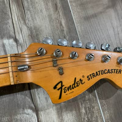 Fender Stratocaster 1973 Blonde natural maple w case OHSC original vintage Antique Natural image 6
