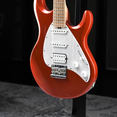 Very Good – 2007 Ernie Ball Music Man Silhouette Special HSS Hardtail – Lava Pearl image 4