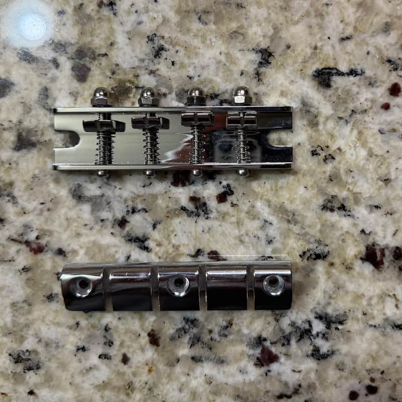 Thunderbird Bridge & Tailpiece for 1963-1969 - Chrome image 1