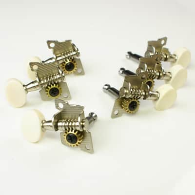 3L/3R Vintage Classic Style Guitar Tuning Keys Tuners Head Pegs ,Nickel image 4