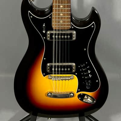 '60's Hagstrom 12 String Electric Solid Body Guitar - Sunburst image 2
