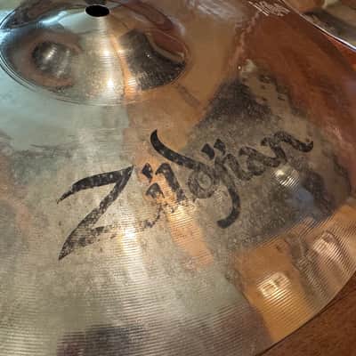 Zildjian 14" A Custom Mastersound Hi-Hat Cymbals (Pair) 1999 - Present - Brilliant image 5