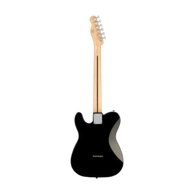 Squier FSR Affinity Series Telecaster Electric Guitar w/Tortoiseshell Pickguard, Laurel FB, Black image 2