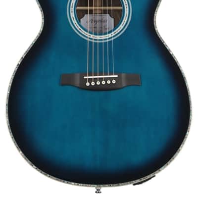 PRS SE A60 Angelus Acoustic-electric Guitar - Cobalt Blue Burst image 2