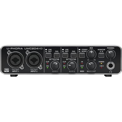 Behringer U-PHORIA UMC204HD USB 2.0 Audio Interface image 1