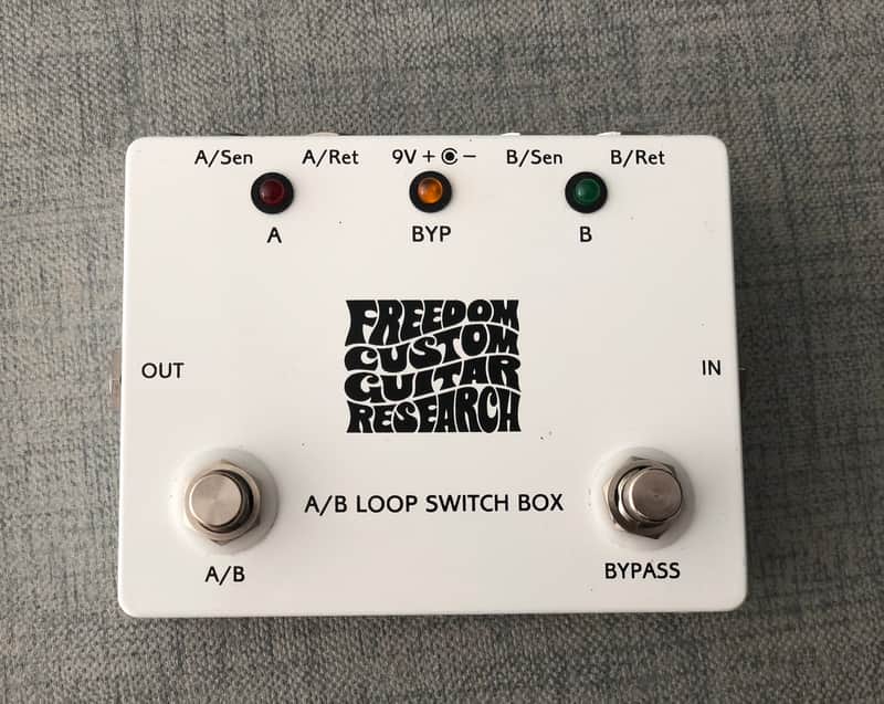 USED Freedom Custom Guitar Research A/B Loop Switch Box image 1