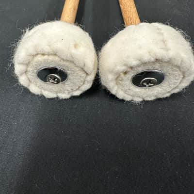 Vintage Ludwig 1960s No. 344 Double-Sided Marching Bass Drum Mallets-EXCELLENT image 12