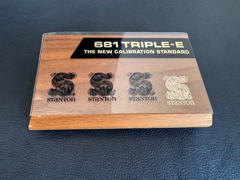 Stanton 681 EEE Triple E Cartridge with D6800EEE stylus in original wooden case