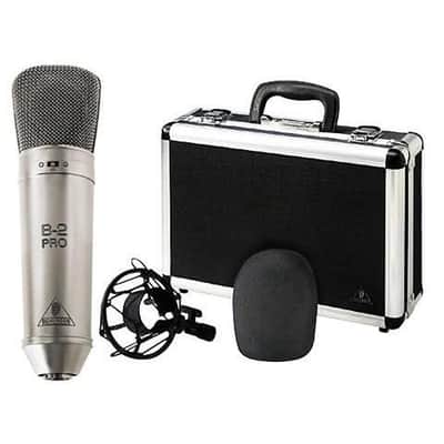 BEHRINGER B2-PRO MICROFONO STUDIO CONDENSATORE CARDIOIDE OMNIDIREZIONALE FIGURA 8 + CUSTODIA + SOSPENSIONE + ACCESSORI image 4