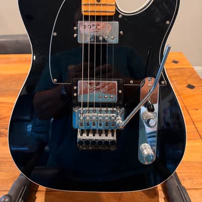 Fender American Ultra Luxe Telecaster Floyd Rose HH 2021 - 2024 - Mystic Black image 12