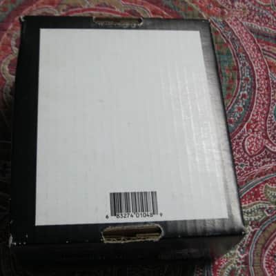 less than light average wear condition Electro Harmonix EMPTY BOX and original Owner's Manual ONLY for EXO Metal Muff with Top Boost pedal (NO pedal, NO warranty / registration paperwork) BOX: Cardboard / BOX Color: Black / GRAPHIC: Black & White, White image 6