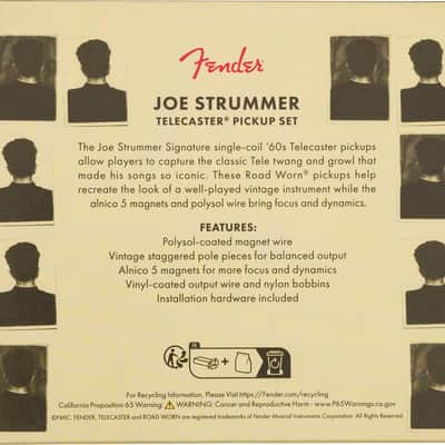 Fender Joe Strummer Sig Telecaster Pickup Set image 2