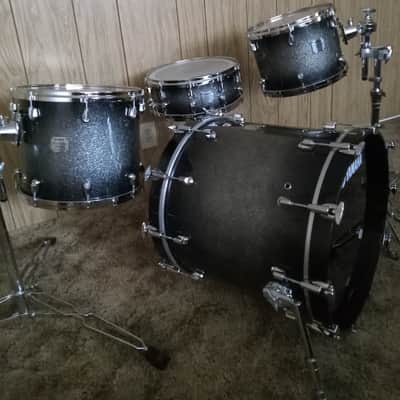 Yamaha Absolute birch noveau 2004 - black sparkle sunburst laquer image 9