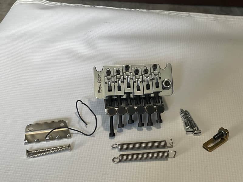 1980's Era Original Floyd Rose Made in Germany Chrome Tremolo Bridge Vibrato Kramer Guitar image 1