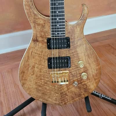 Luthier made Custom 24 Spalted Maple top Custom 2024 - Natural oil image 1