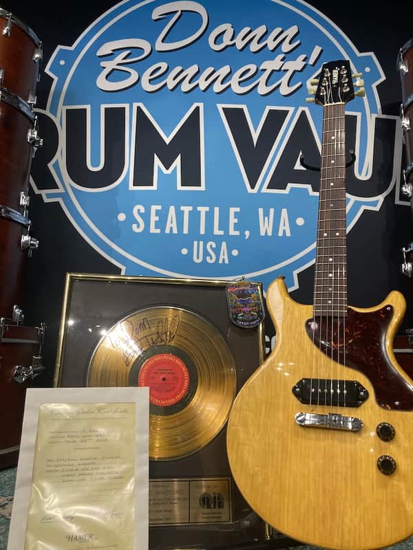 Hamer Brad Whitford’s Aerosmith, Korina Jr. Authenticated (#79) 1997 Korina image 1