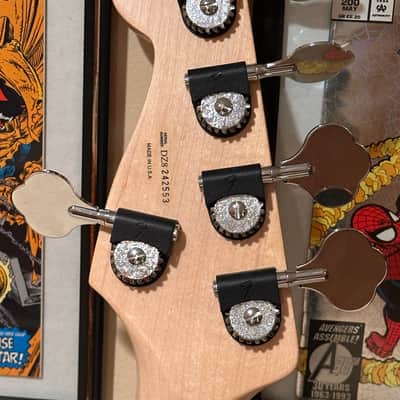 Fender American Deluxe Jazz V 2008 - Tobacco Burst image 22