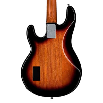 Sterling by Music Man StingRay RAY34 Spalted Maple - 3-Tone Sunburst image 4