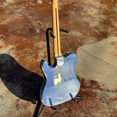 Fender Upgrade Squire Telecaster (relic) 2007 - Metalic Blue image 5