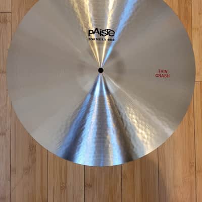 Cymbals - Paiste 20" Formula 602 Classic Sounds Thin Crash Cymbal image 1