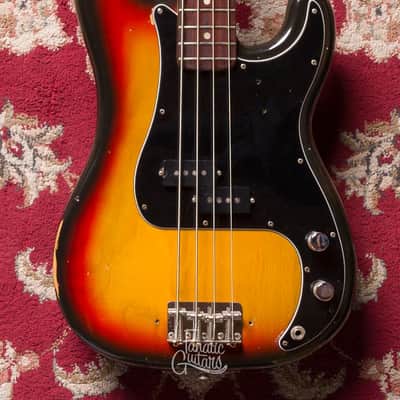 Fender Precision Bass 1975 - Sunburst #626430 Second Hand image 2
