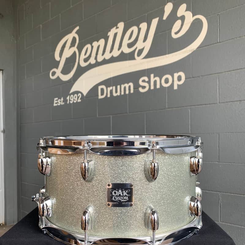 ~RARE!~ Yamaha Oak Custom 7x14" Snare Drum in Champagne Sparkle (Rm4) image 1